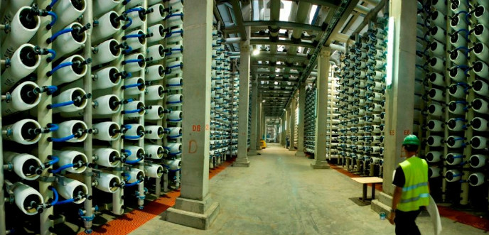 IDE Technologies’ desalination plant in Hadera, Israel.