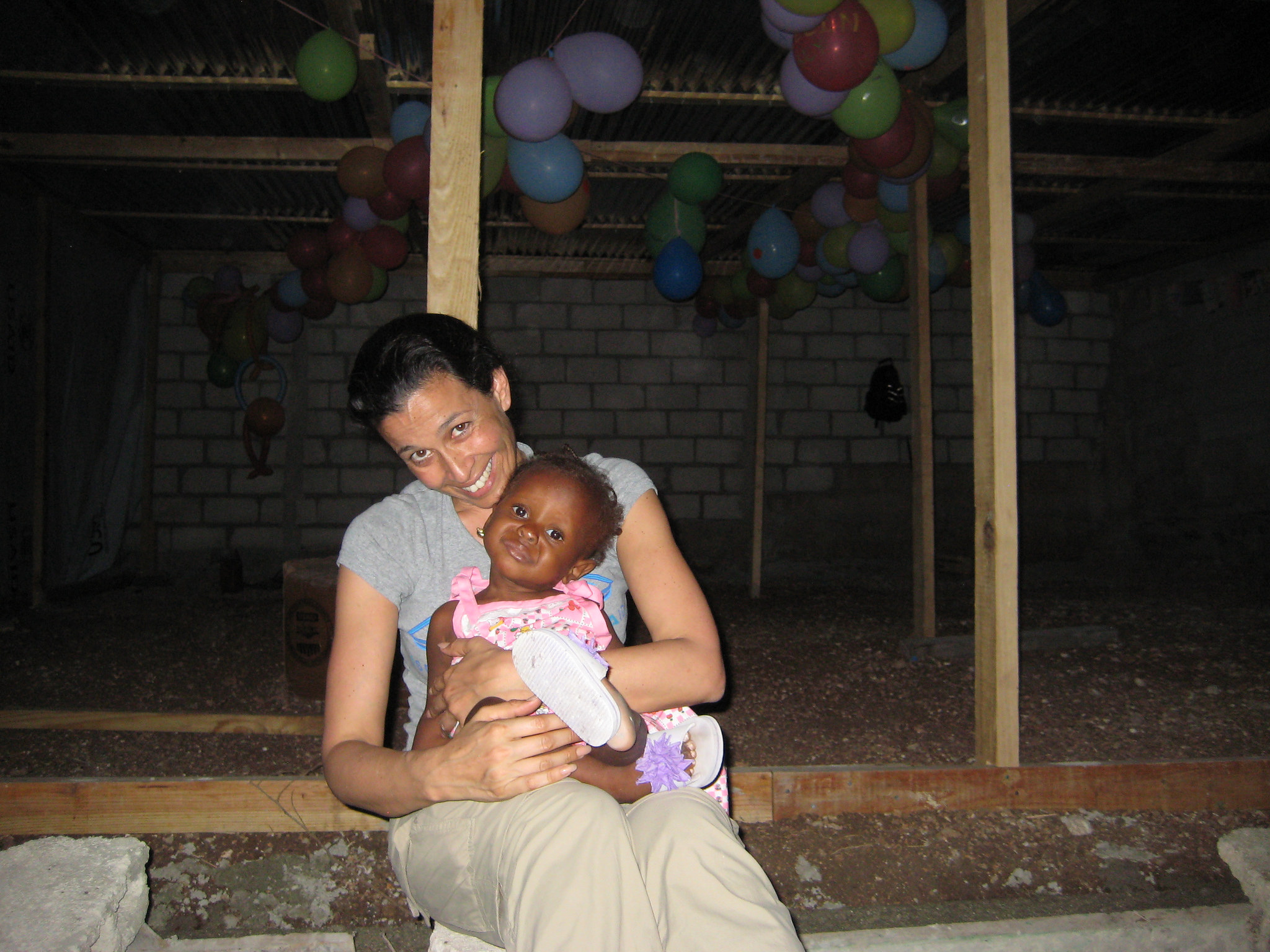 Gal Lusky in Haiti, 2010.