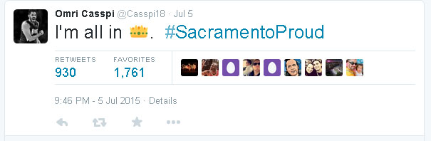 Omri Casspi’s Twitter feed