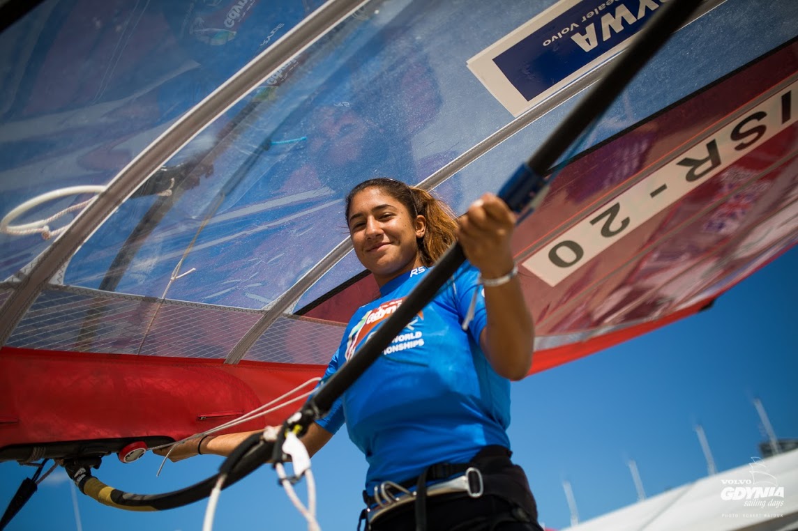 Noy Drihan won a double gold at RS:X Youth Worlds 2015. (Photo by Robert Hajduk/ShutterSail.com) Noy Drihan won a double gold at RS:X Youth Worlds 2015. (Photo by Robert Hajduk/ShutterSail.com)