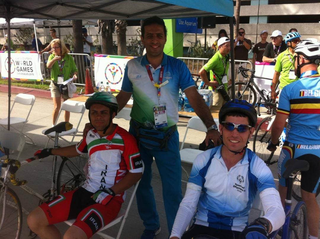 Smiling together: Iranian and Israeli athletes. (Photos: Special Olympics Israel Facebook)