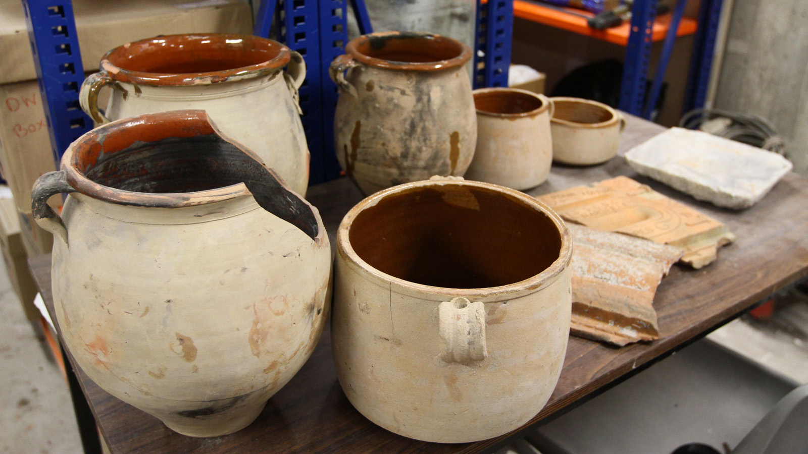Ceramics helped researchers conclude the ship likely sank in the late 1800s. Photo: University of Haifa