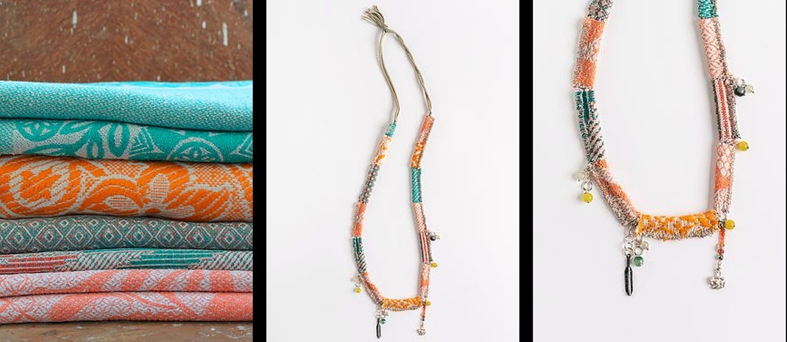 Some of Aviv Kinel's textile works. Photo via avivkinel.com Some of Aviv Kinel's textile works. Photo via avivkinel.com