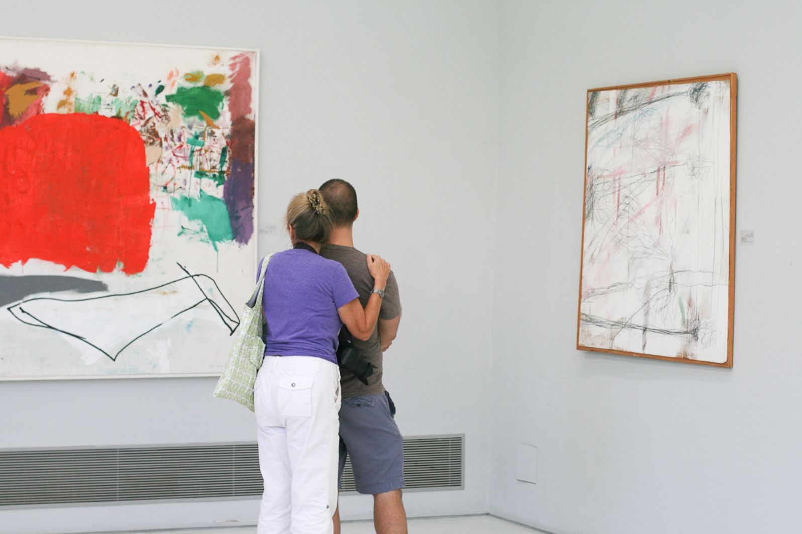 Visitors eyeing the etchings at the Gottesman Etching Center. Photo courtesy of Mizel Museum, Denver Visitors eyeing the etchings at the Gottesman Etching Center. Photo courtesy of Mizel Museum, Denver