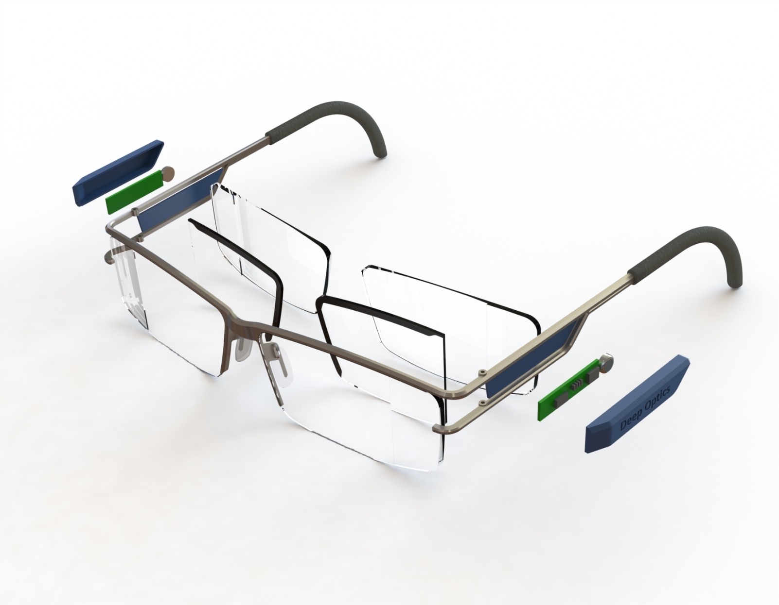 A liquid crystal layer adjusts Omnifocals to provide a full field of vision at all times. Photo courtesy A liquid crystal layer adjusts Omnifocals to provide a full field of vision at all times. Photo: courtesy