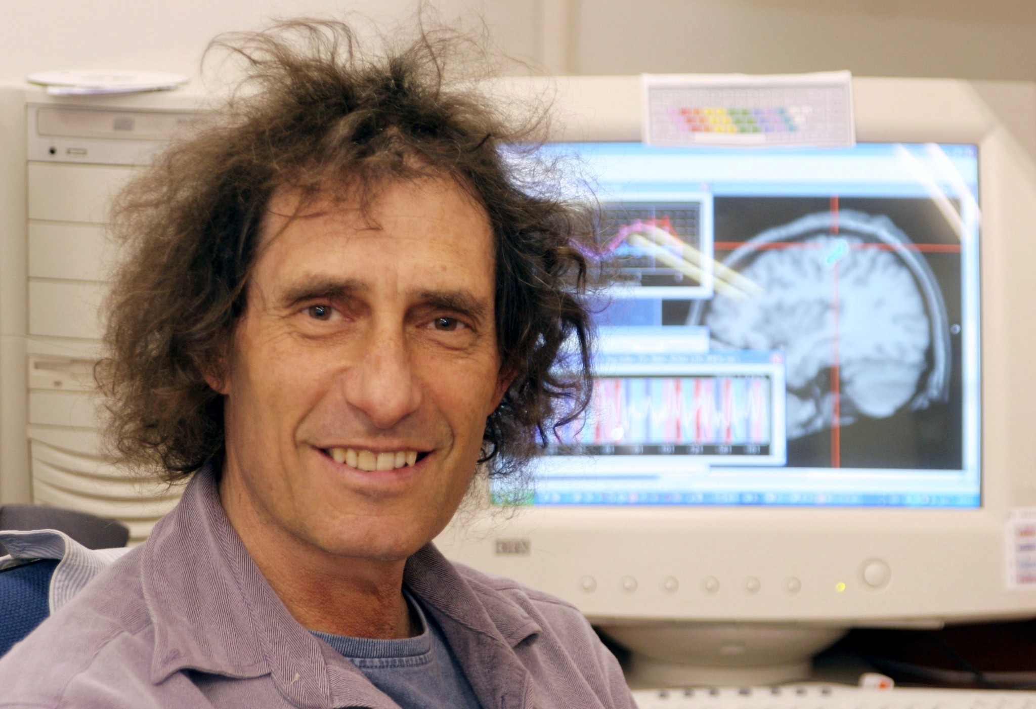 Prof. Idan Segev of the Hebrew University’s Edmond and Lily Safra Center for Brain Sciences and director of neurobiology, is a senior author of the research paper and contributor to the Blue Brain Project. Photo by Sasson Tiram