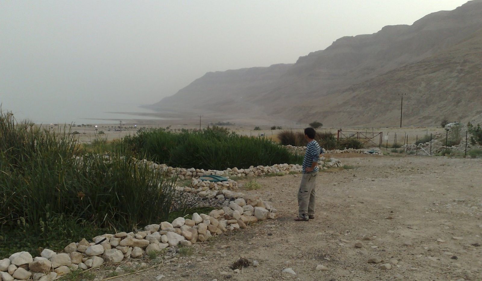 Ayala installations outside the Ahava cosmetics factory at the Dead Sea. Photo: courtesy