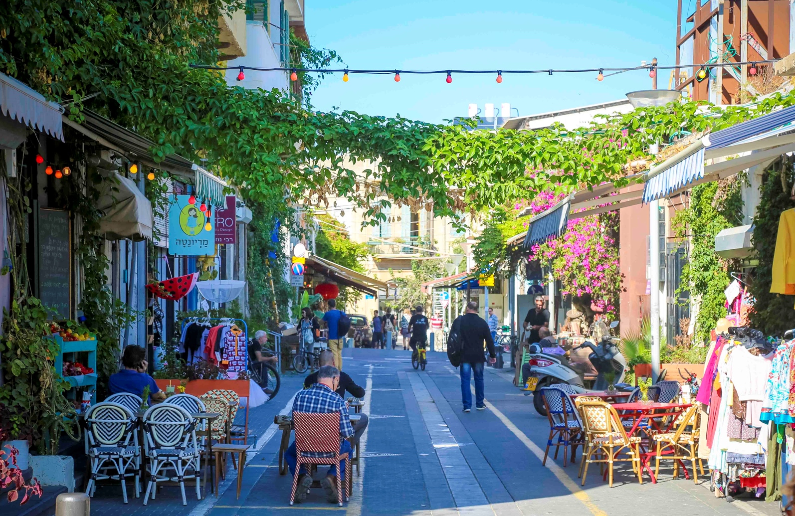 Jaffa is colorful any time of year. Photo by Guy Yechiely