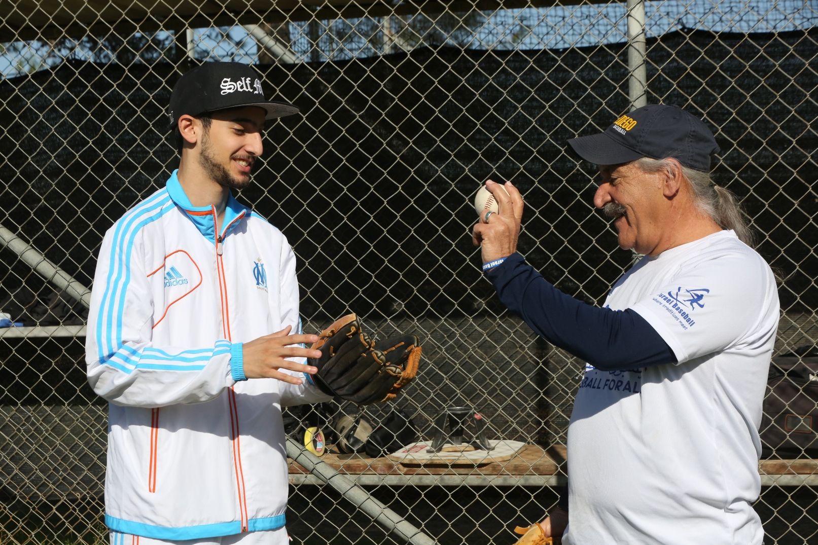 Sami Salman and David Leichman. Photo by Yossi Zamir Sami Salman and David Leichman. Photo by Yossi Zamir