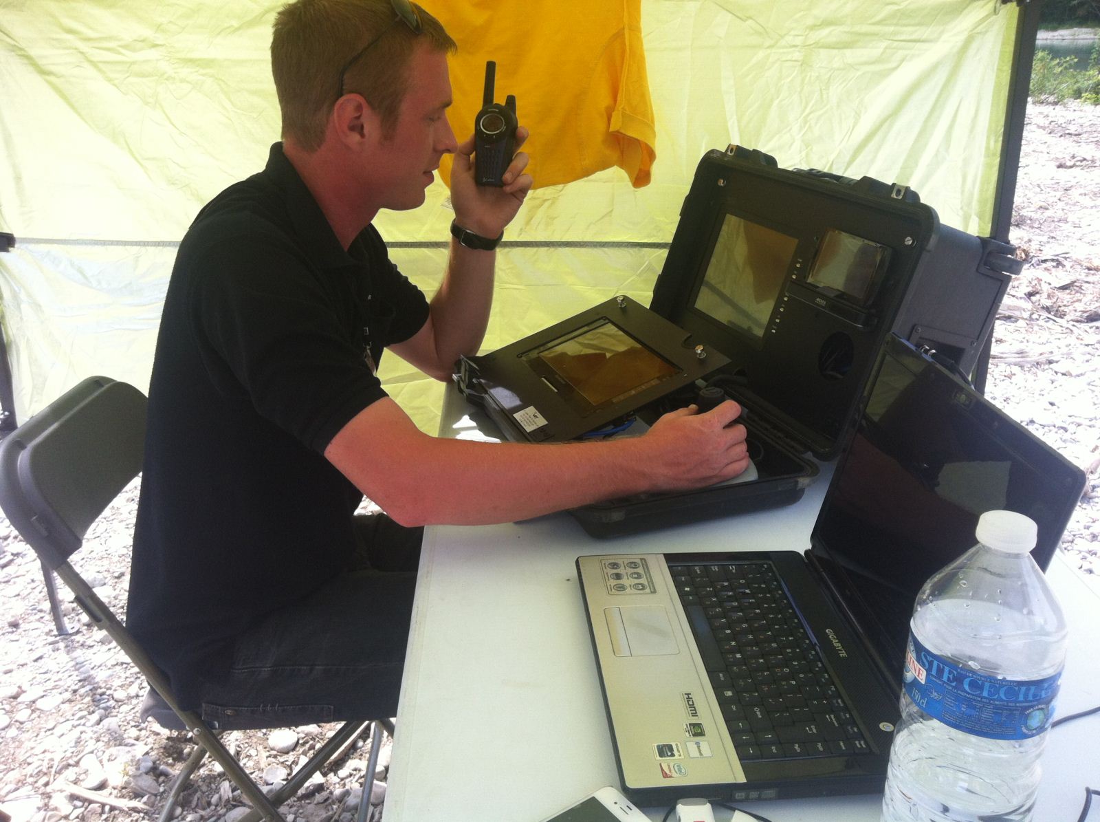 The portable ground control station processes data and video from Skystar 180. Photo courtesy of RT Systems