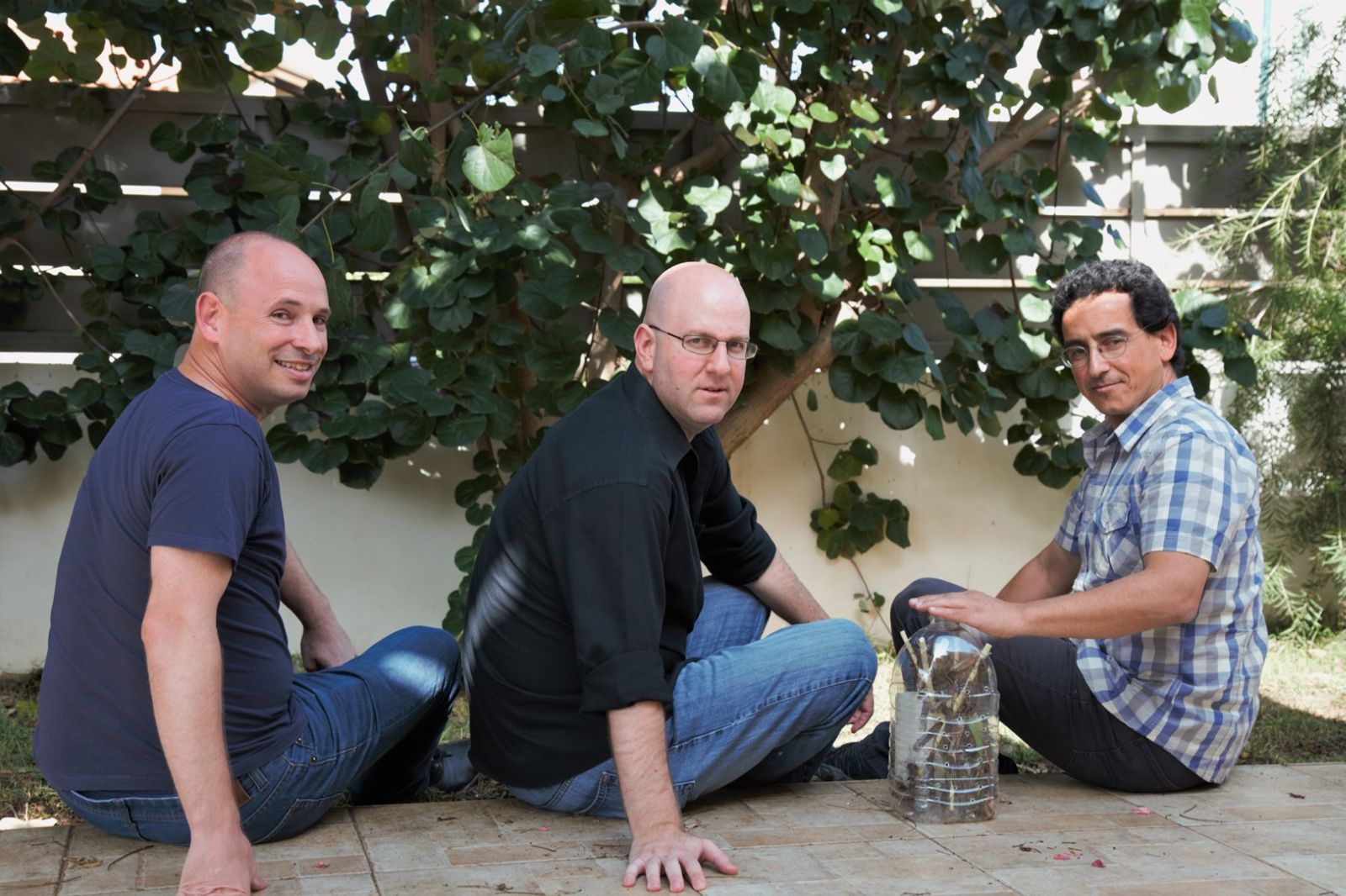 Steak TzarTzar cofounders Dror Tamir, Ben Friedman and Chanan Aviv. Photo by Naor Friedman