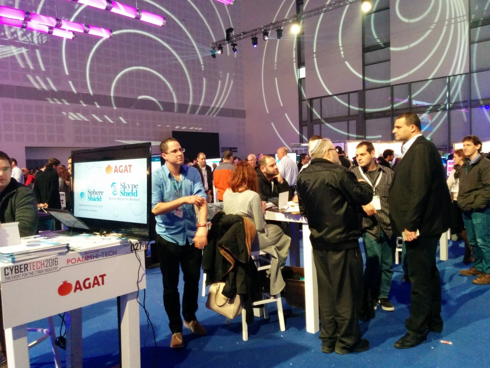 Companies and investors big and small took part in Cybertech 2016. Photo by Viva Sarah Press