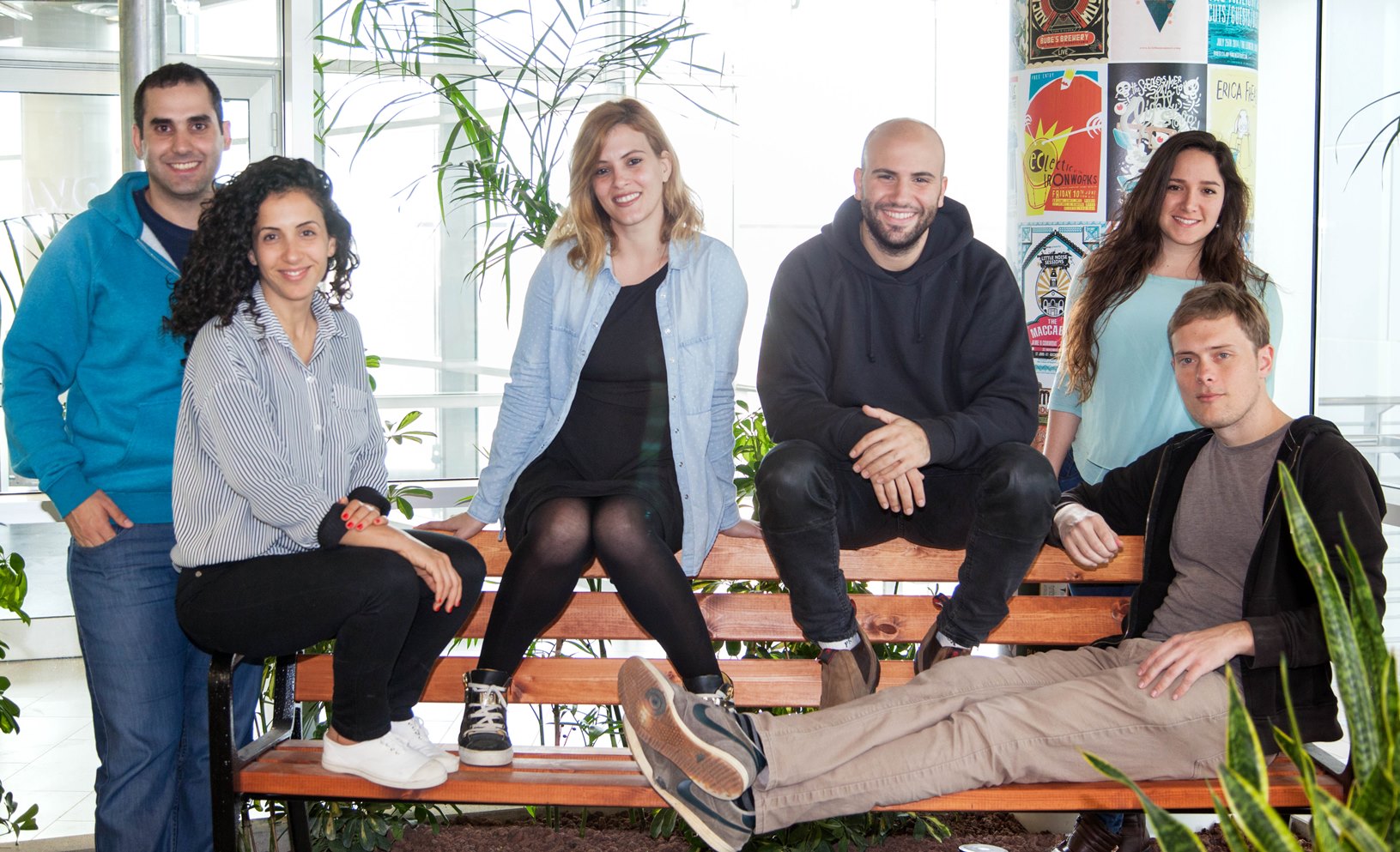 The Moovit team in Tel Aviv. Photo courtesy The Moovit team in Tel Aviv. Photo: courtesy