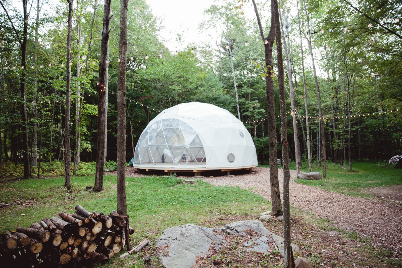 The dome is one of the features of this working fiber farm. Photo courtesy of Splacer The dome is one of the features of this working fiber farm. Photo courtesy of Splacer