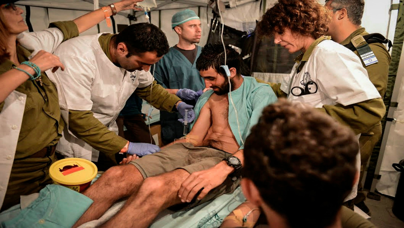 Hundreds of casualties were tended at the IDF field hospital in Kathmandu Nepal. 