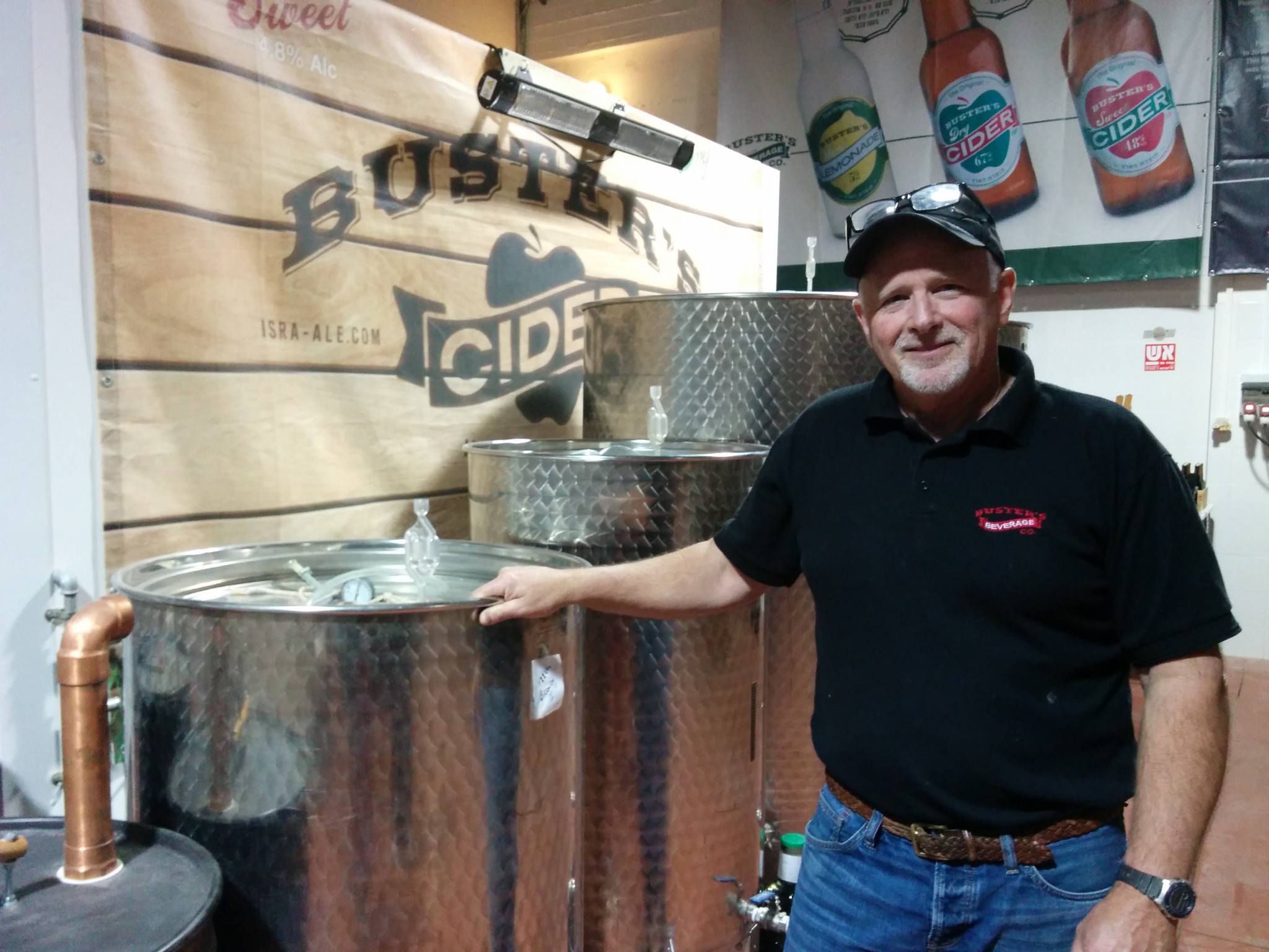 Denny Neilson in the Buster’s factory. Photo by Abigail Klein Leichman Denny Neilson in the Buster’s factory. Photo by Abigail Klein Leichman