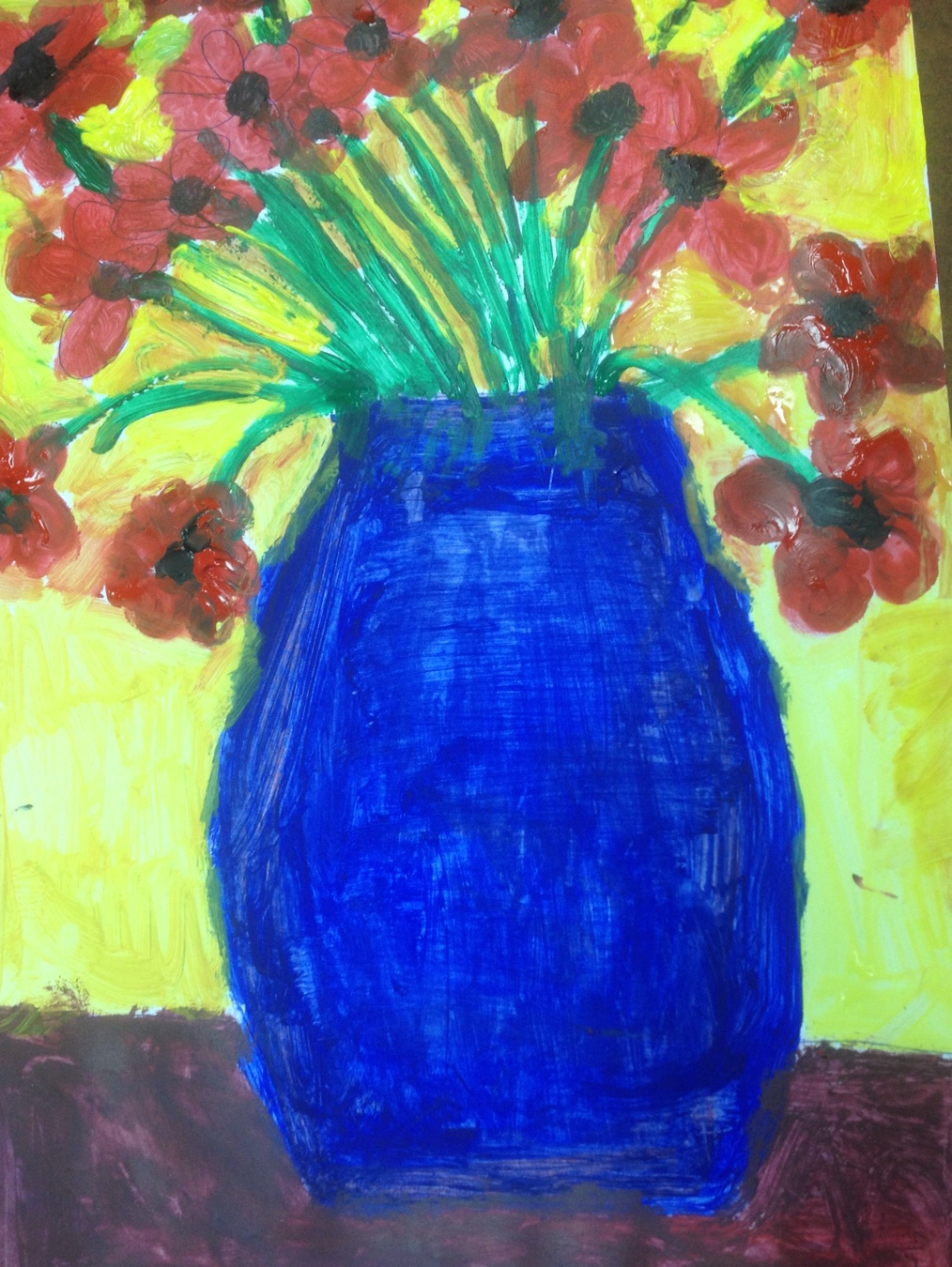 Some of the students never dreamed they could ever paint a picture. Photo courtesy of Migdal Or