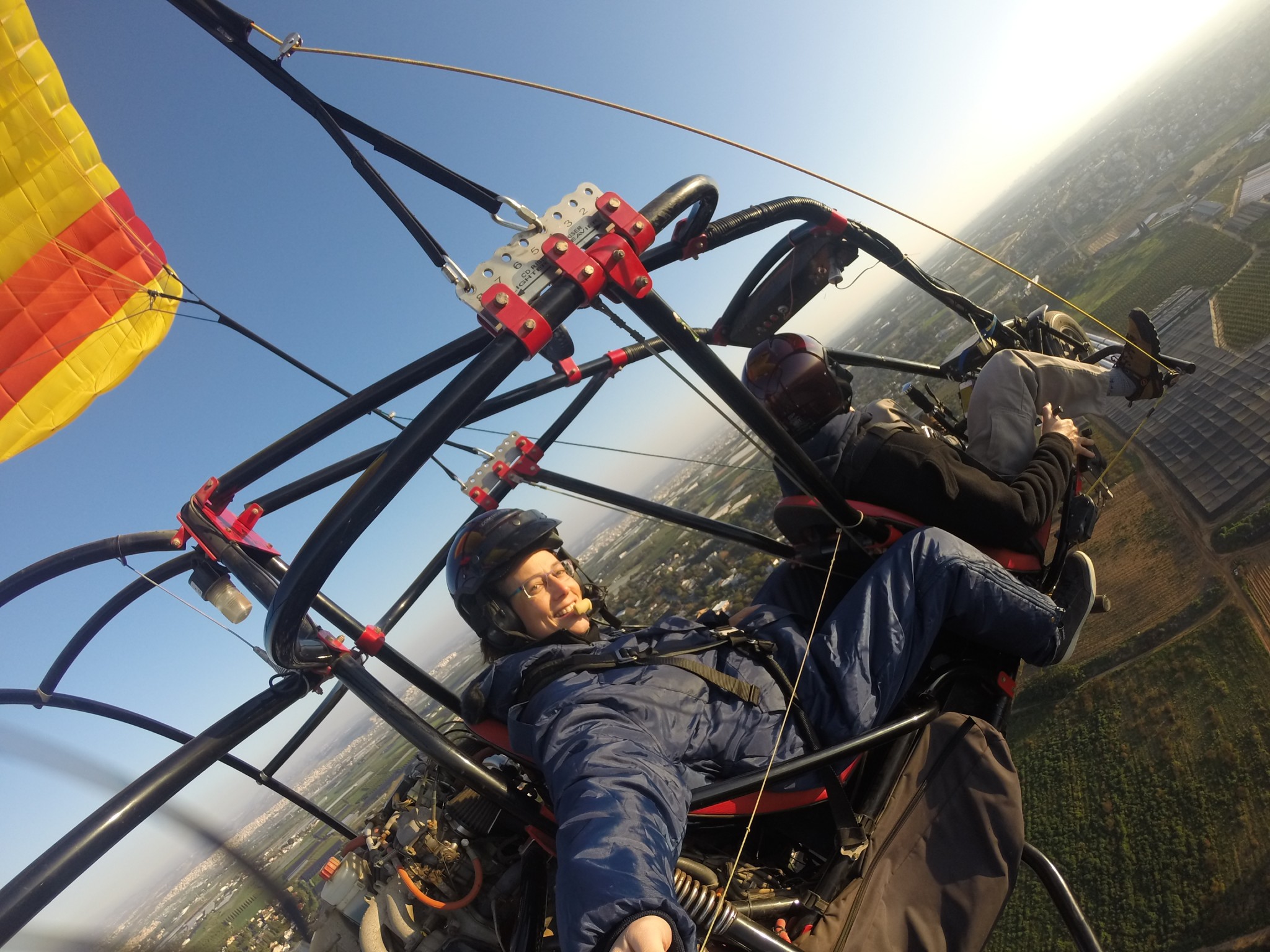 Up, up and away! Photo courtesy of Extreme Israel