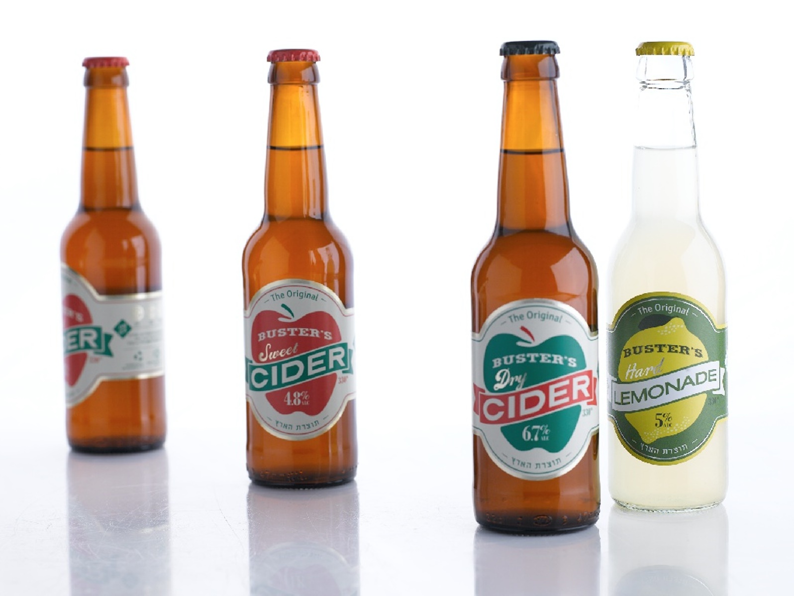 Buster’s sells three varieties of cider and a hard lemonade. Photo: courtesy Buster’s sells three varieties of cider and a hard lemonade. Photo: courtesy
