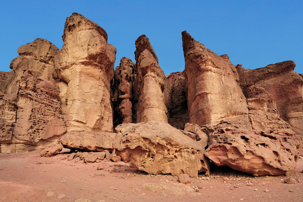 Solomon’s Pillars in Timna Park. Photo by www.shutterstock.com