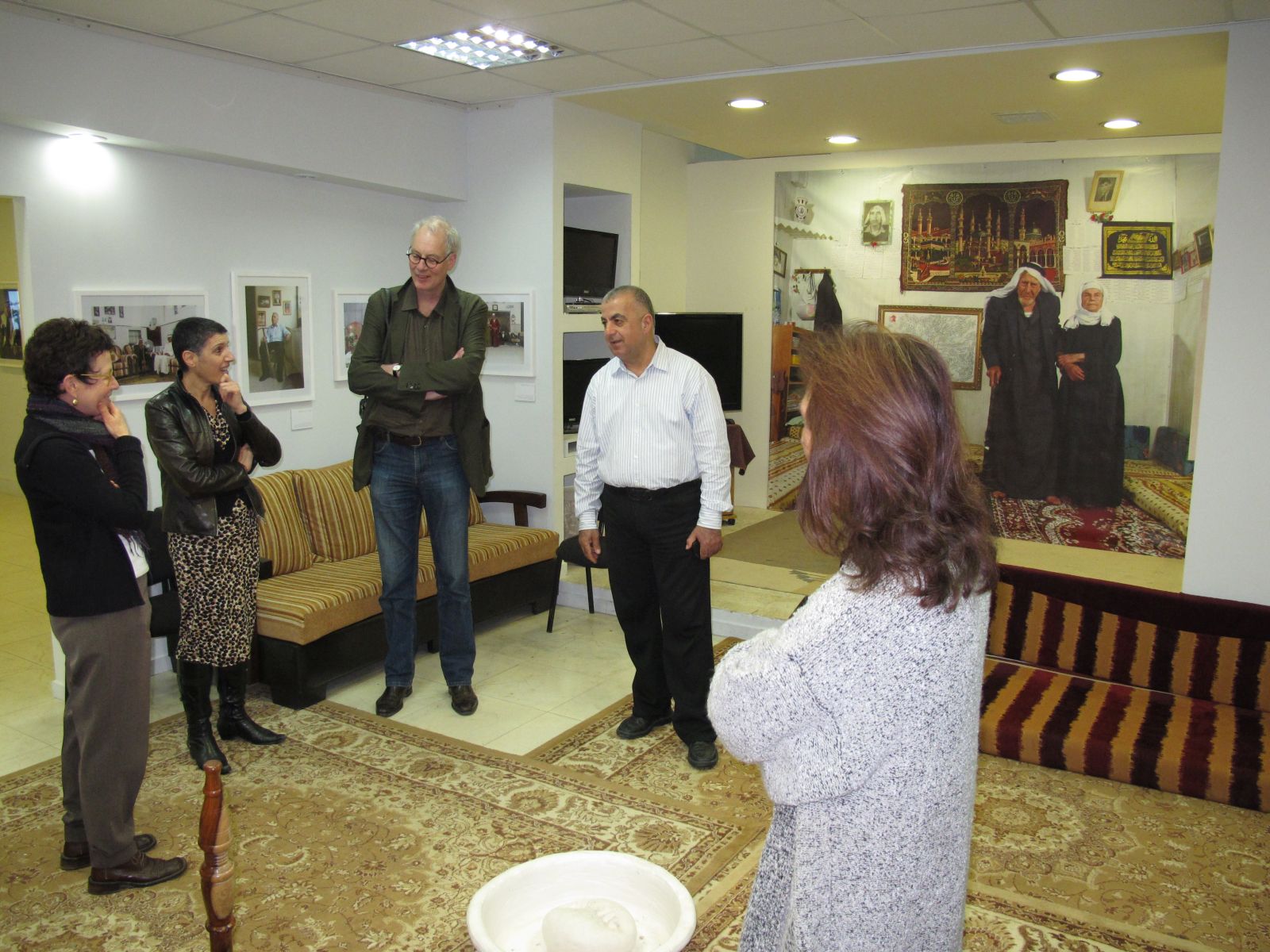 Dutch curators exploring the arts scene in Israel. Photo by Femke Lutgerink