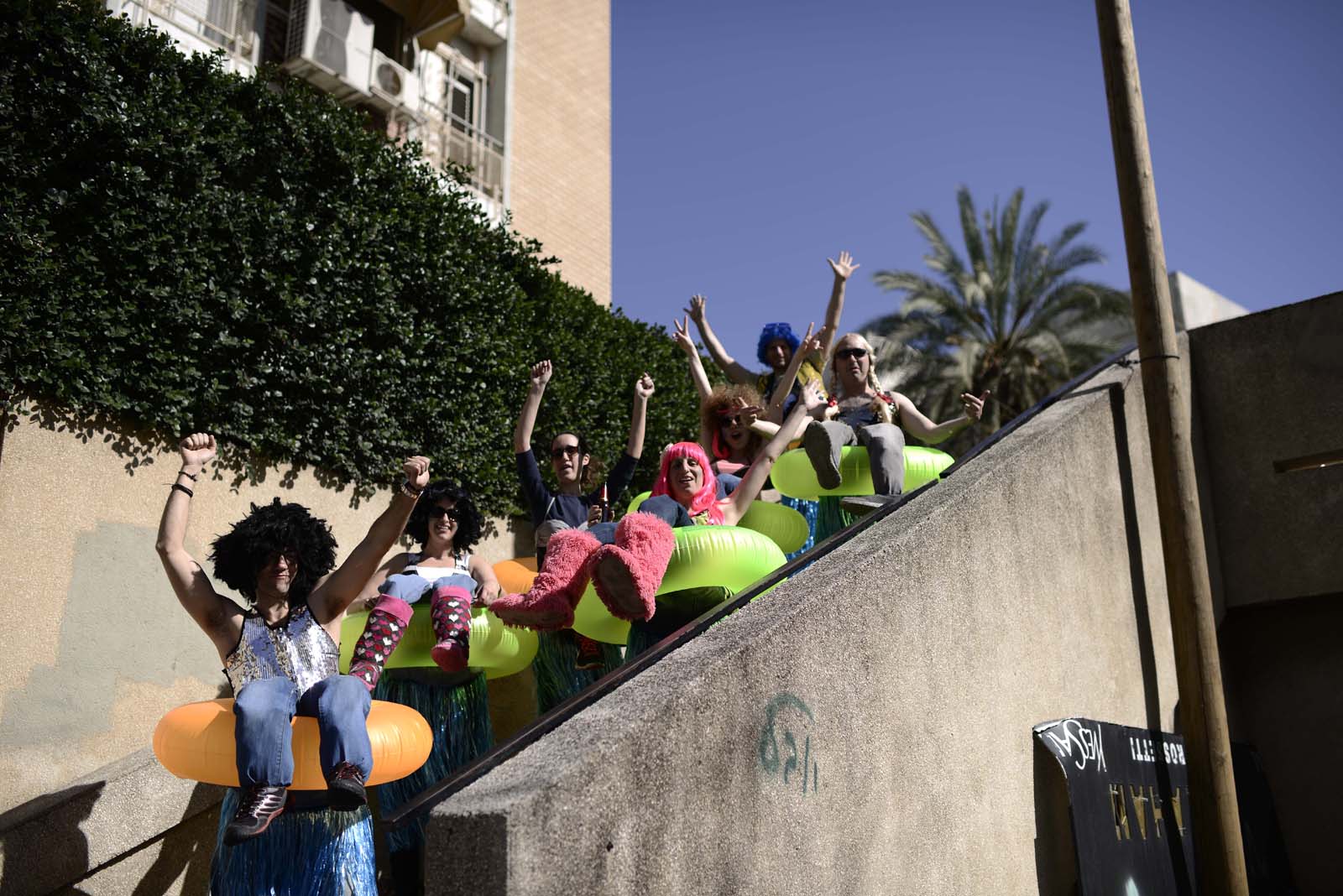 Purim in Tel Aviv. Photo by Tomer Neuberg/FLASH90