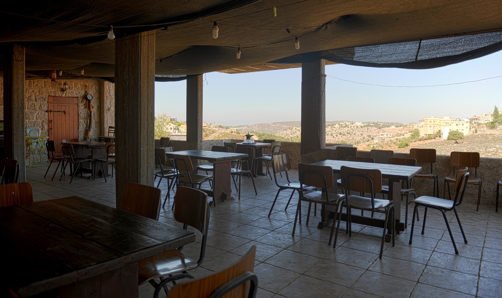 The Mizal family’s terrace in Arab al-Aramshe, a Bedouin town near Israel’s Lebanese border. Photo courtesy of Treasures of the Galilee