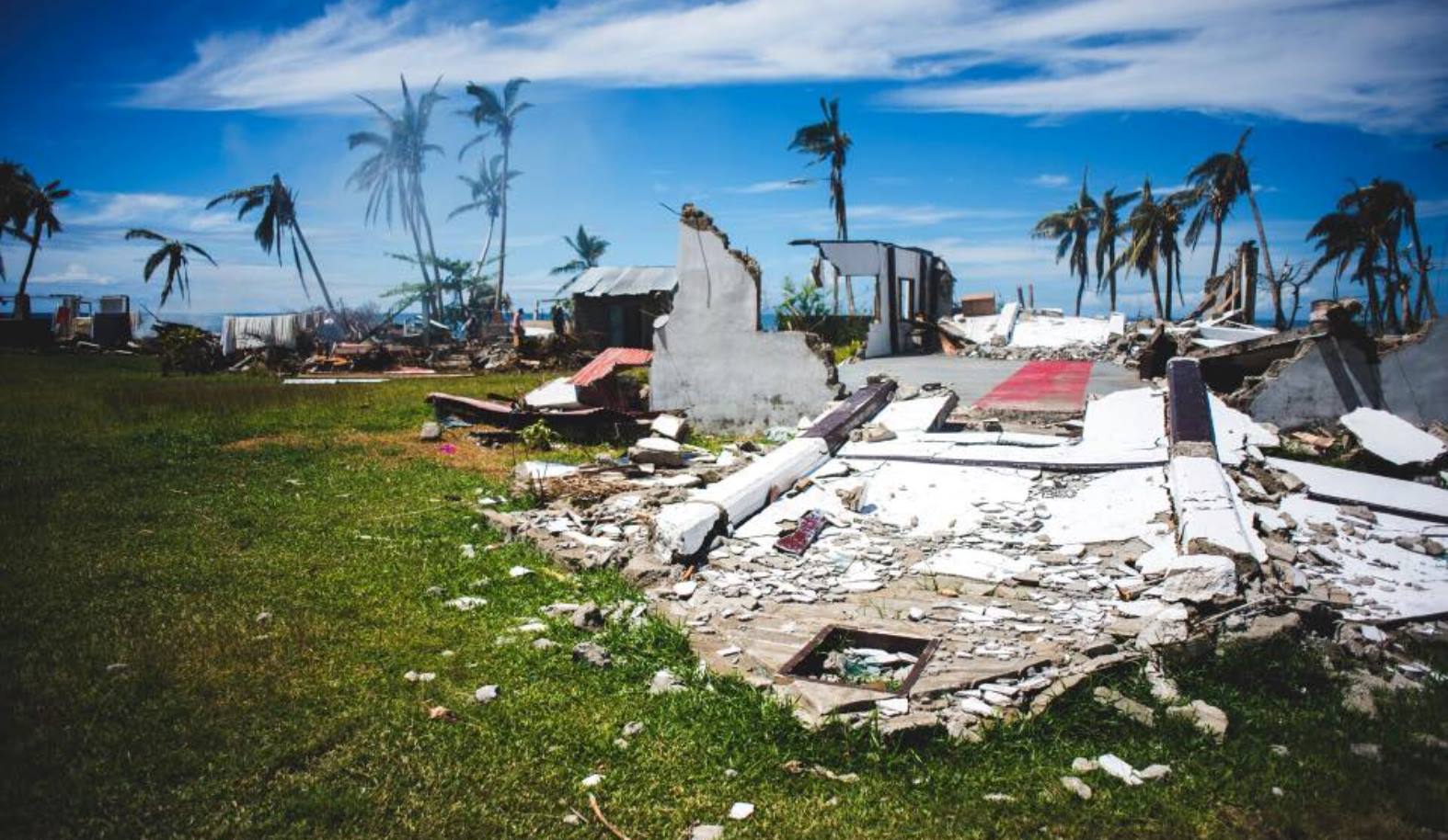 Devastation in Fiji. Photo via Facebook Devastation in Fiji. Photo via Facebook