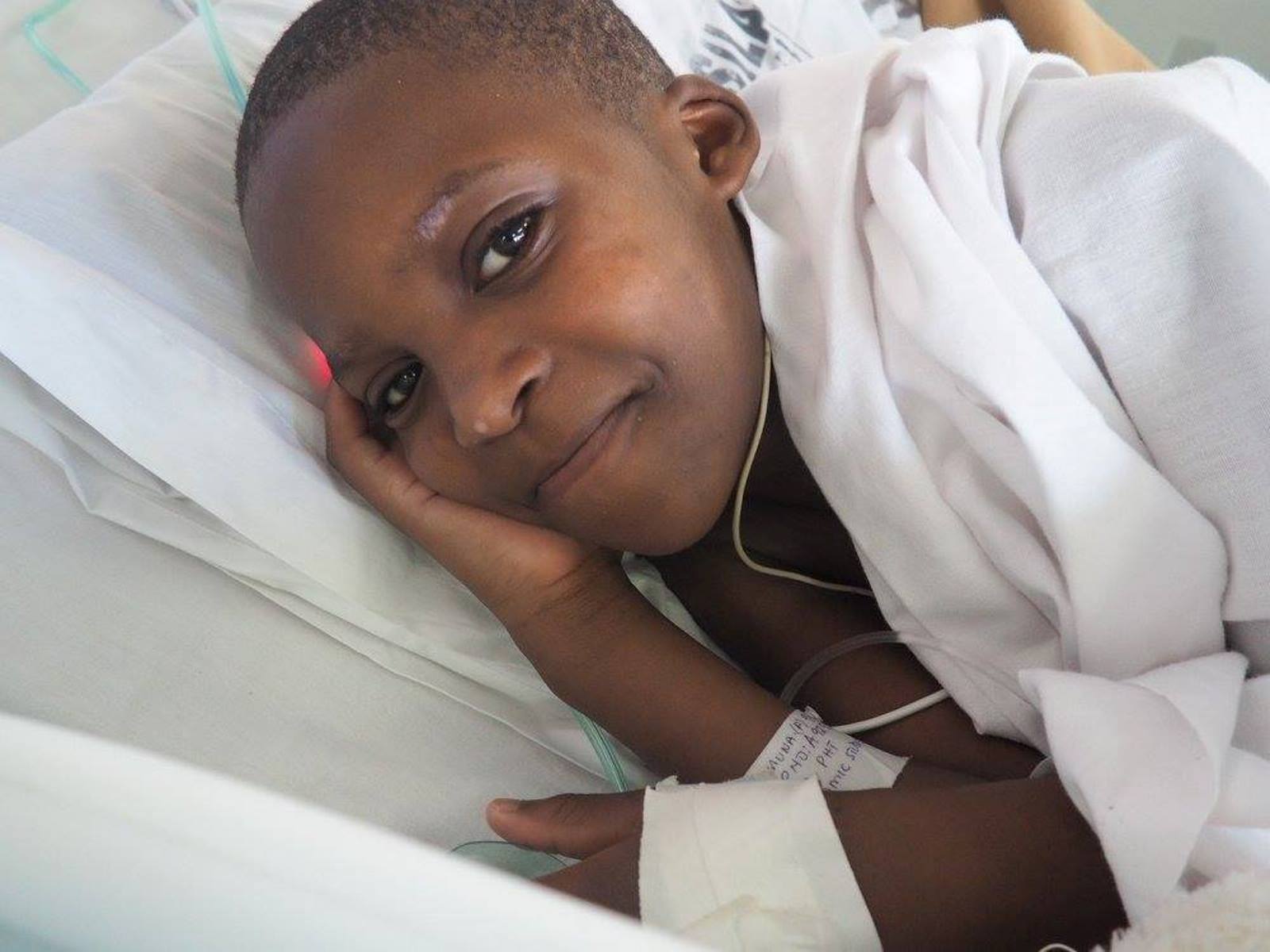 Zahara was the first catheterization patient of the March 2016 SACH mission to Tanzania. Photo courtesy of SACH Zahara was the first catheterization patient of the March 2016 SACH mission to Tanzania. Photo courtesy of SACH