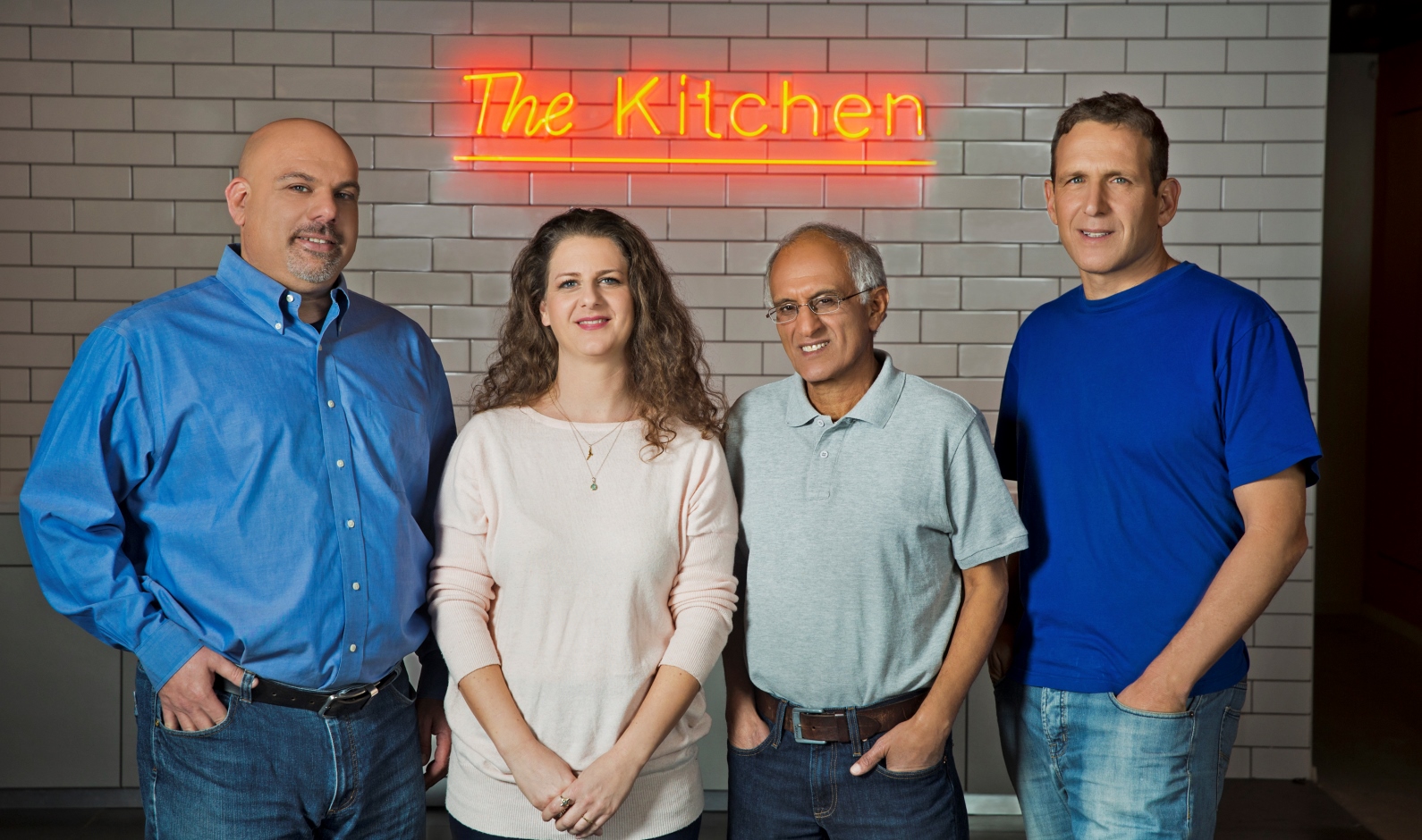The Kitchen team, from left, VP business development Amir Zaidman, operations manager Moran Diment, CTO David Nini and CEO Jonathan Berger. Photo: courtesy