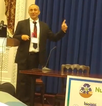 Dr. Ilan Levy, Paulee Cleantec CEO, at the White House. Photo by Oded Halperin