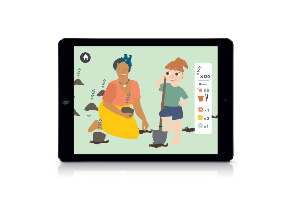 The first Toya game is about a nature researcher in Africa. Screenshot: courtesy