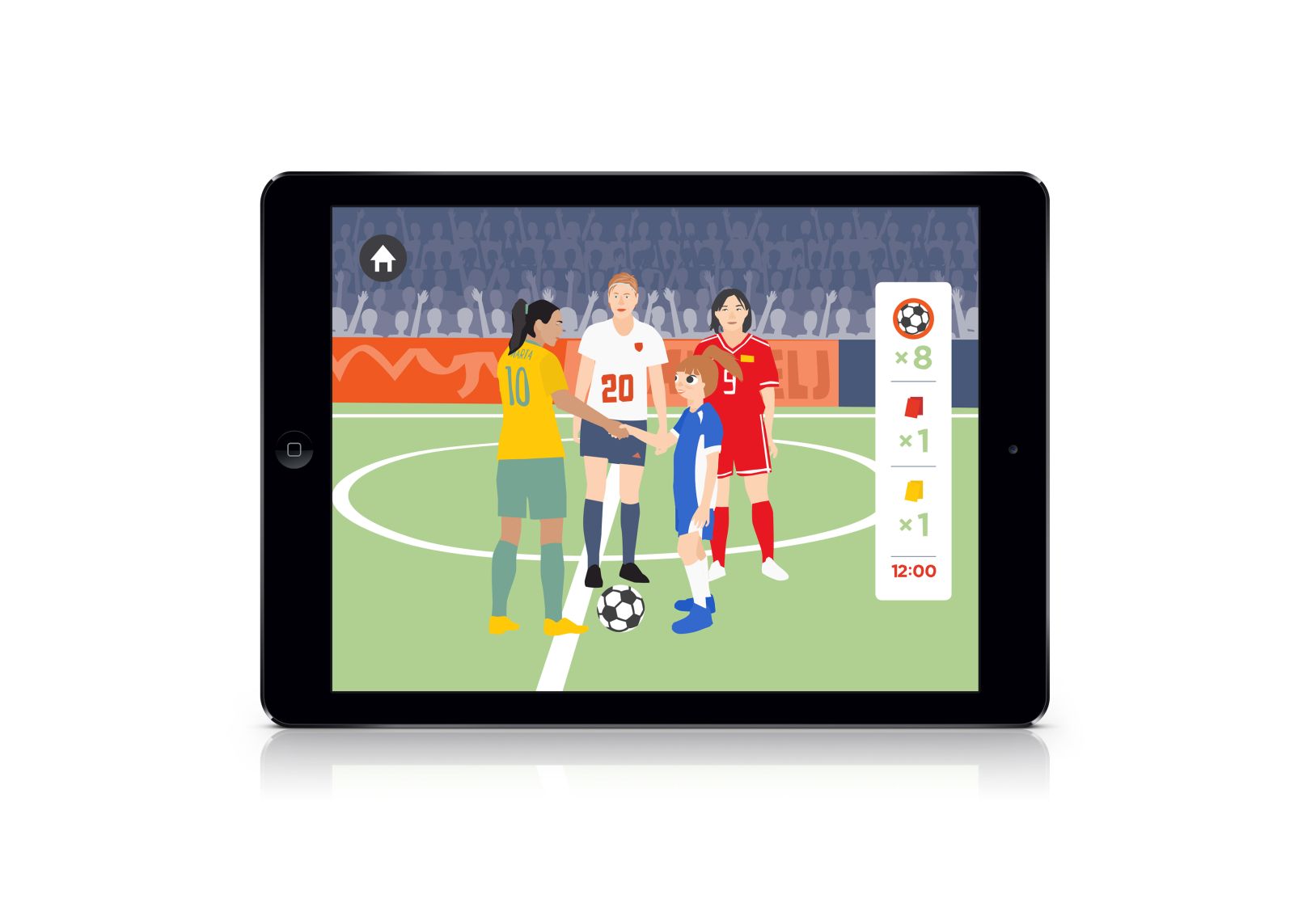 Girls can aspire to be professional athletes. Screenshot: courtesy