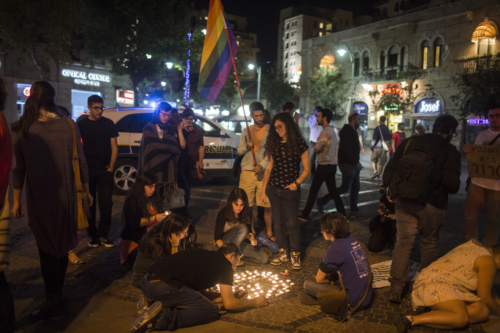 Israelis show solidarity for Pride community in Orlando. Photo by Hadas Parush/Flash90 Israelis show solidarity for Pride community in Orlando. Photo by Hadas Parush/Flash90
