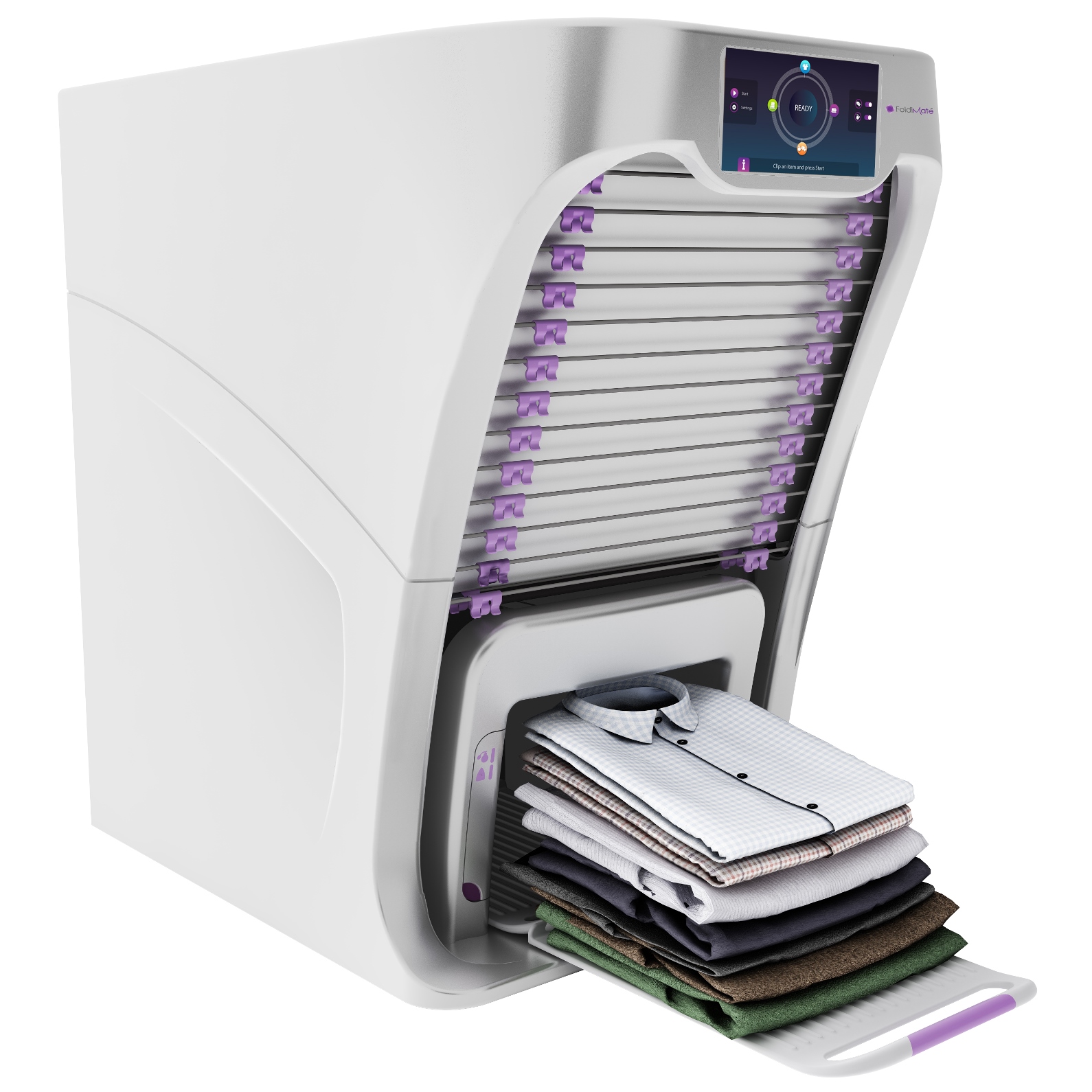 FoldiMate will be about the same size as a washing machine. Photo: courtesy