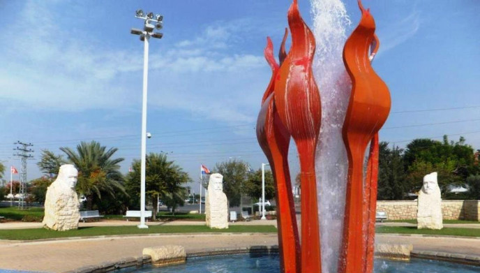 Leaders Garden Fountain photo by Dubi Zakai/Rishon LeZion municipality