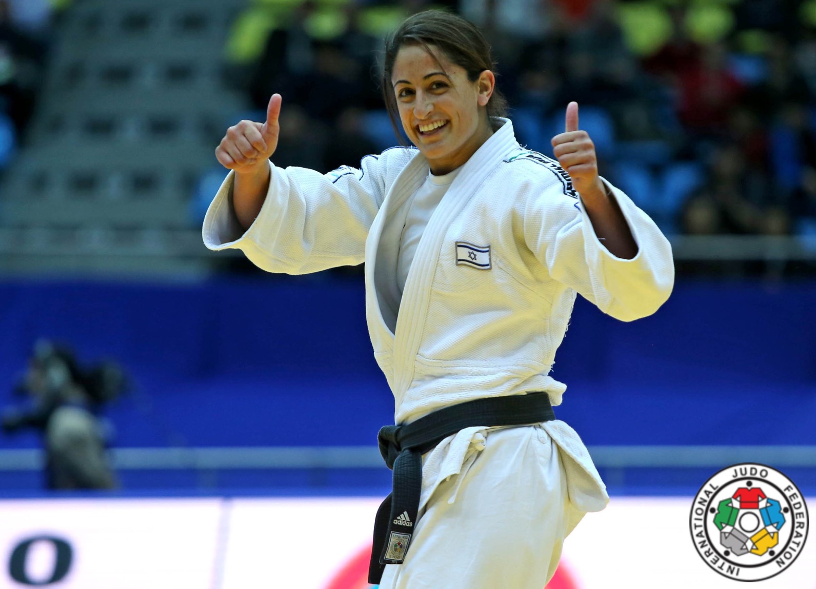 Photo of Yarden Gerbi courtesy of the International Judo Federation. Photo of Yarden Gerbi courtesy of the International Judo Federation.