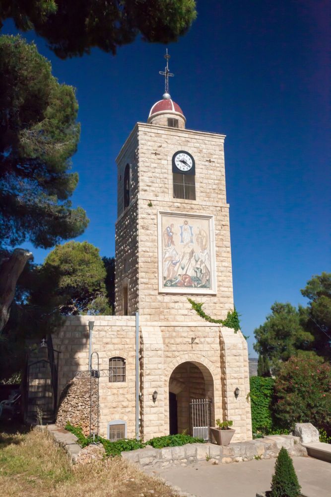 St. Elias Greek Orthodox Monastery on Mount Tabor. Image via Shutterstock.com