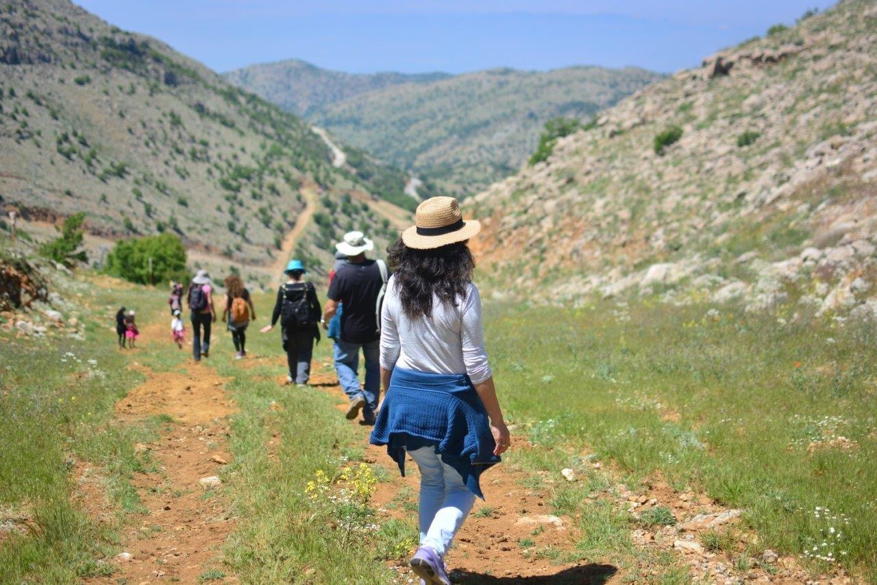 Hiking on Mount Hermon. Photo by Miki Inbar