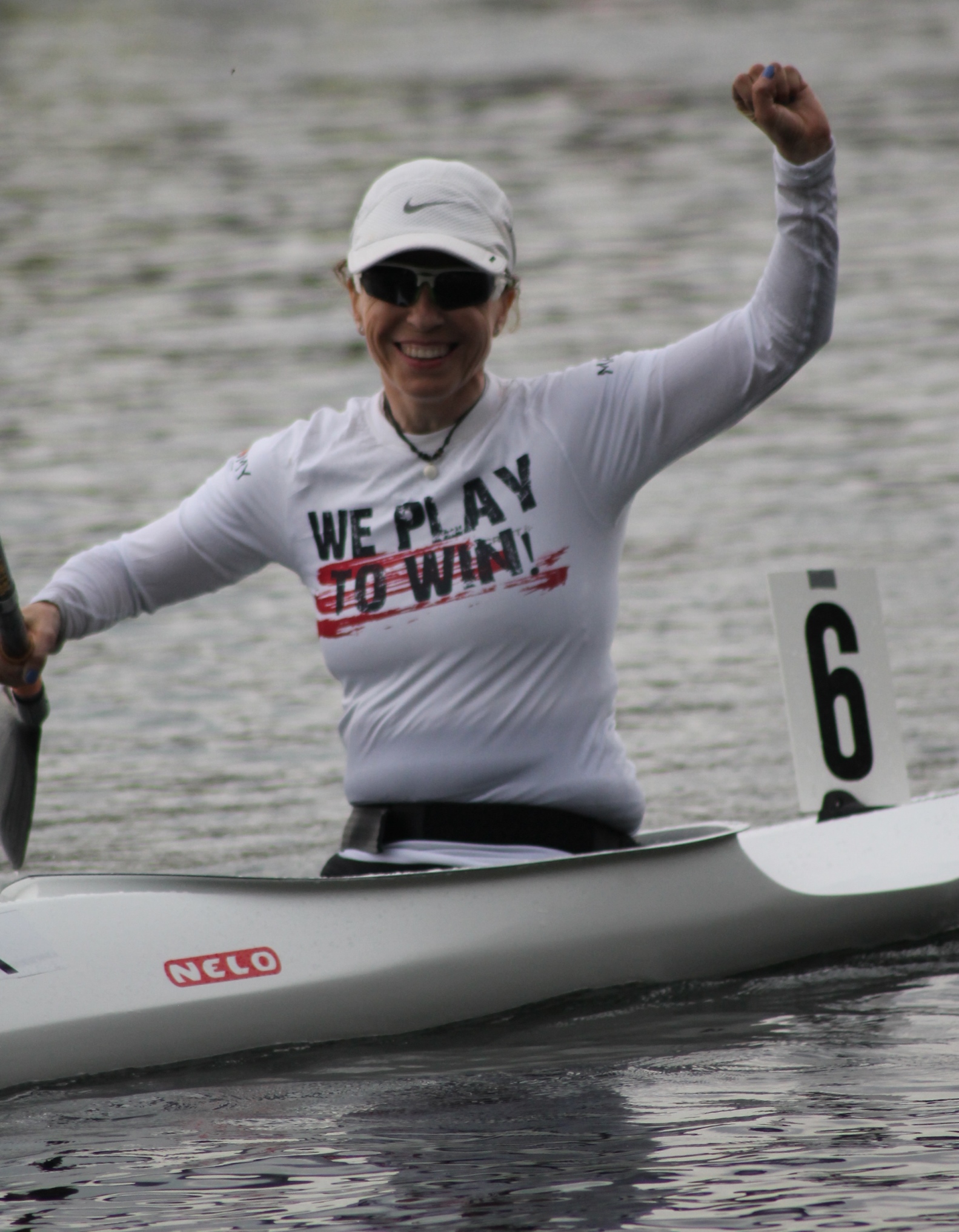 Kayaker Pascale Berkowitz. Photo by Ido Lavi