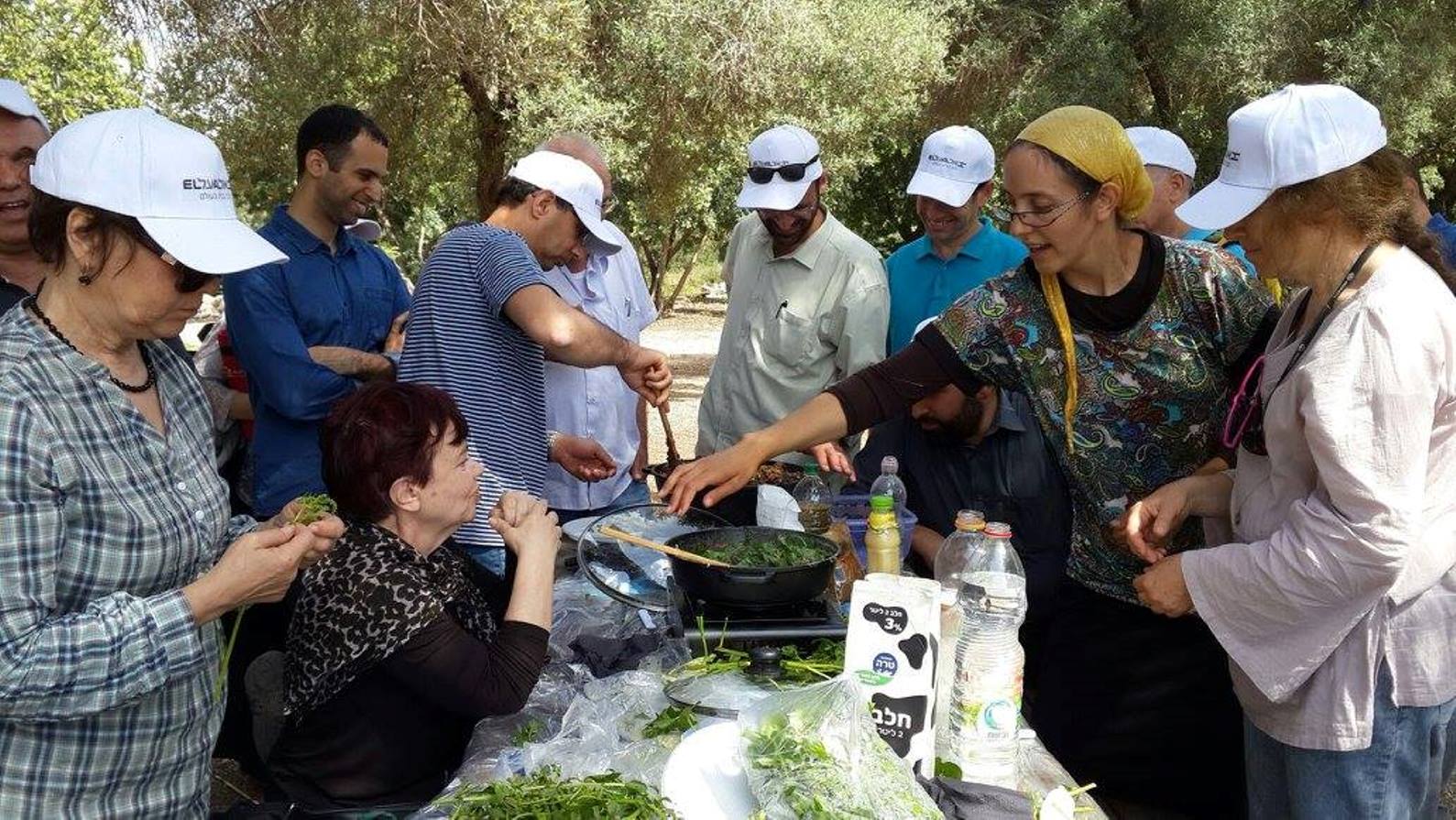 Foraging with Ronit Peskin. Photo via Facebook Foraging with Ronit Peskin. Photo via Facebook