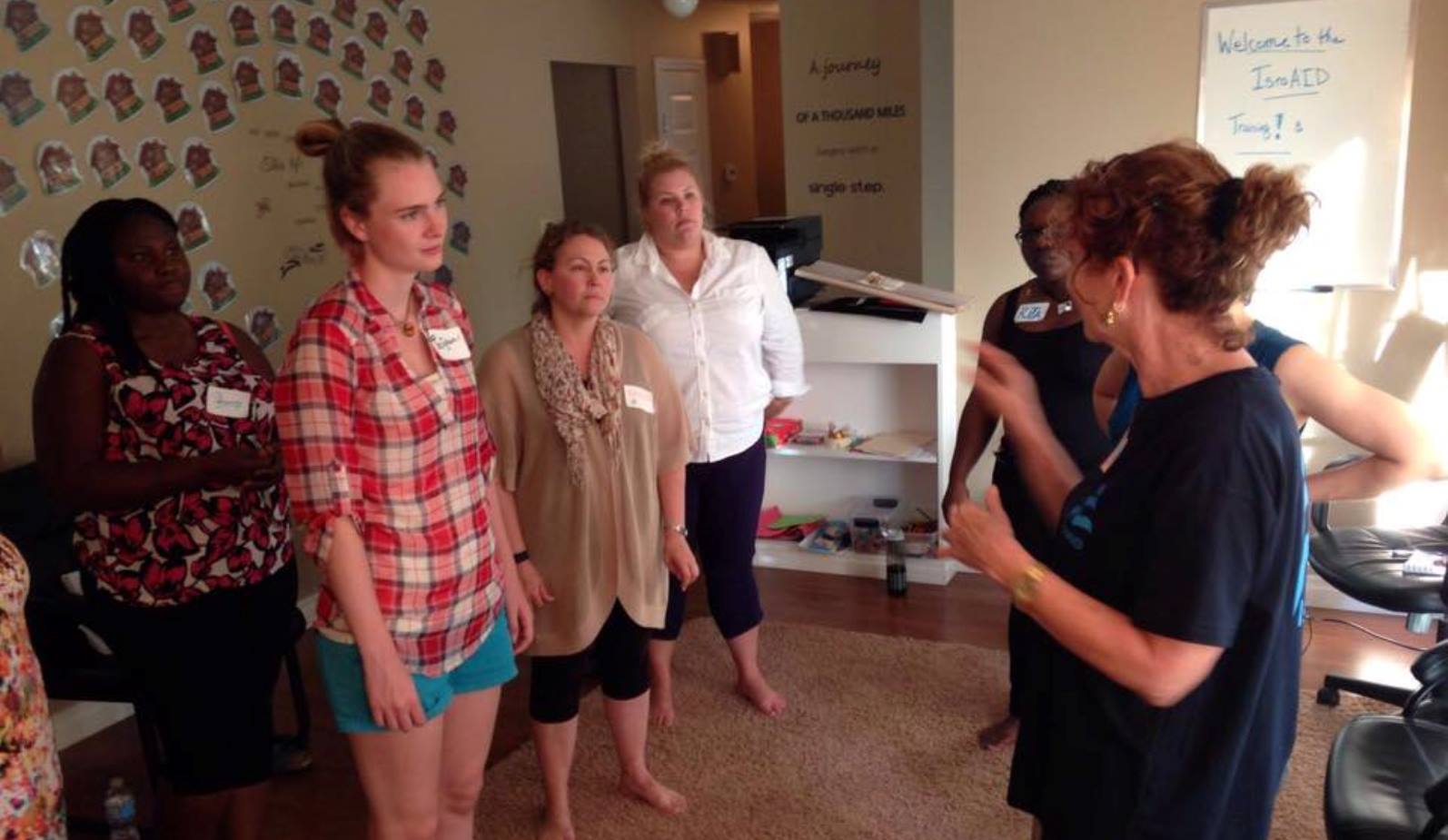 IsraAID’s Natalie Silverlieb leading psychosocial training in Fort McMurray, Canada. Photo via Facebook IsraAID’s Natalie Silverlieb leading psychosocial training in Fort McMurray, Canada. Photo via Facebook