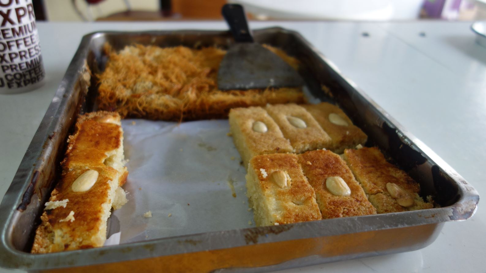 Fresh semolina cake. Photo by Adi Jasman Fresh semolina cake. Photo by Adi Jasman
