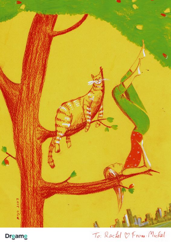 The author used Dreame to co-create this work with artist Michal Perlman-Sluk. Photo: courtesy