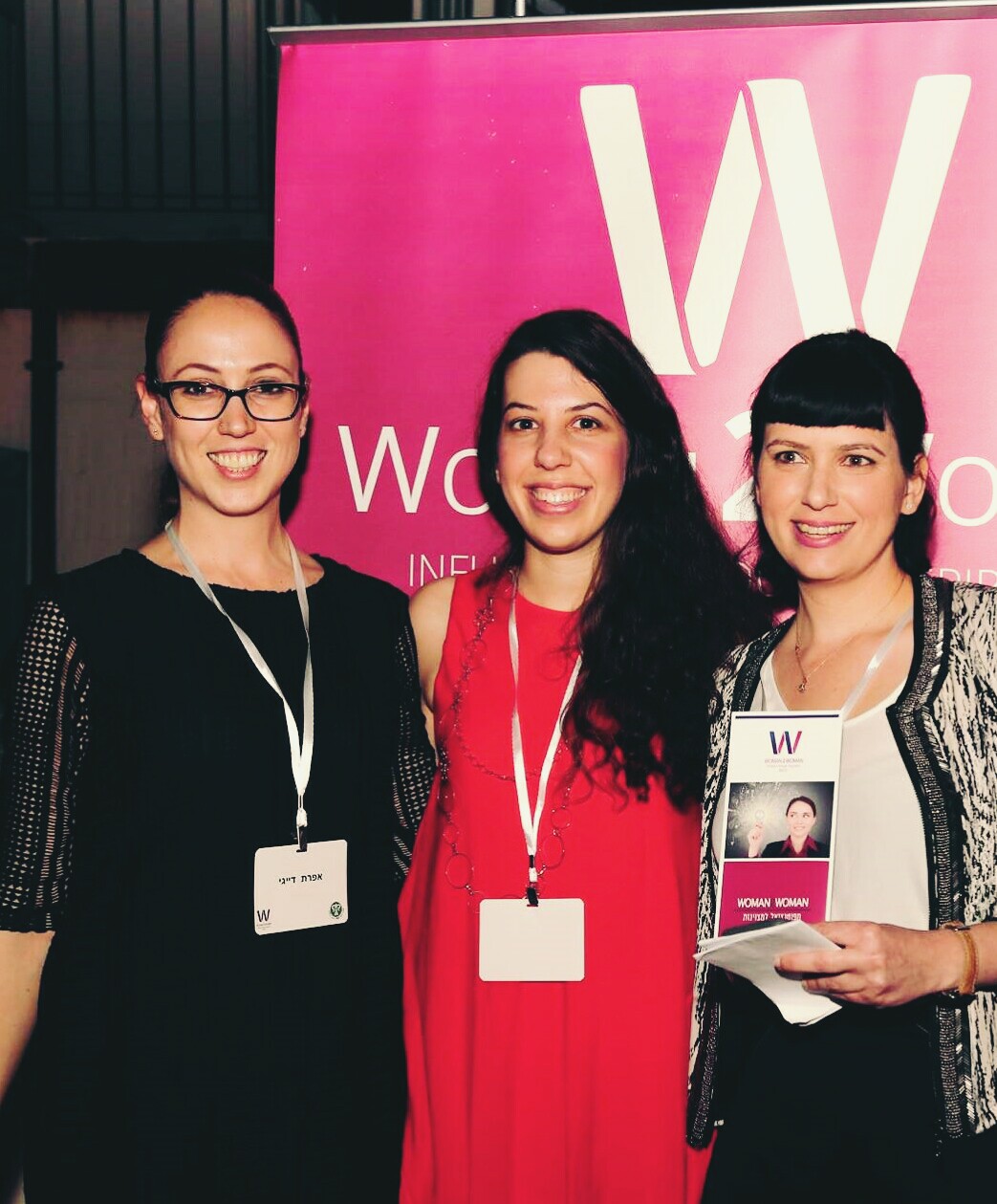 Woman2Woman cofounders, from left, Efrat Dayagi, Keren Herscovici and Noya Lempert. Photo: courtesy