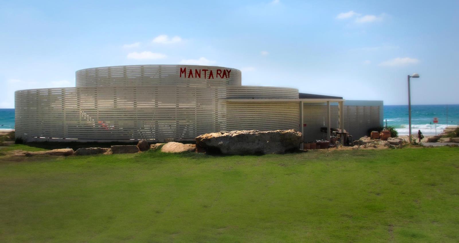 Manta Ray on Tel Aviv’s Alma Beach. Photo via Facebook Manta Ray on Tel Aviv’s Alma Beach. Photo via Facebook