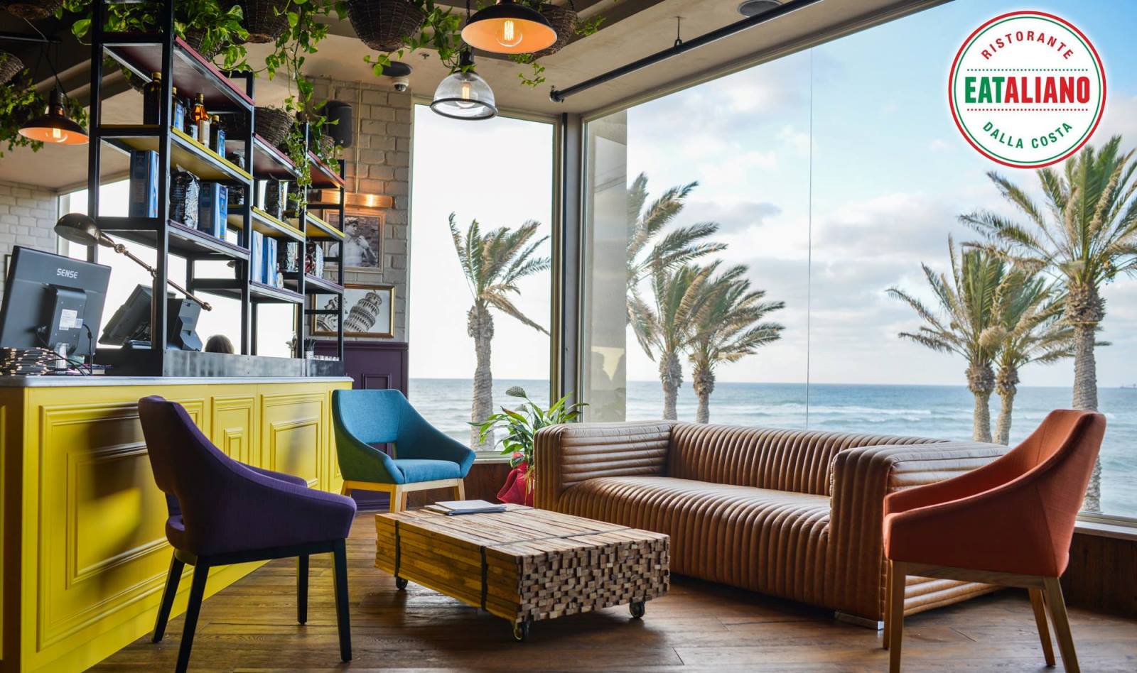 Eataliano Dalla Costa on the Haifa seashore. Photo: courtesy Eataliano Dalla Costa on the Haifa seashore. Photo: courtesy