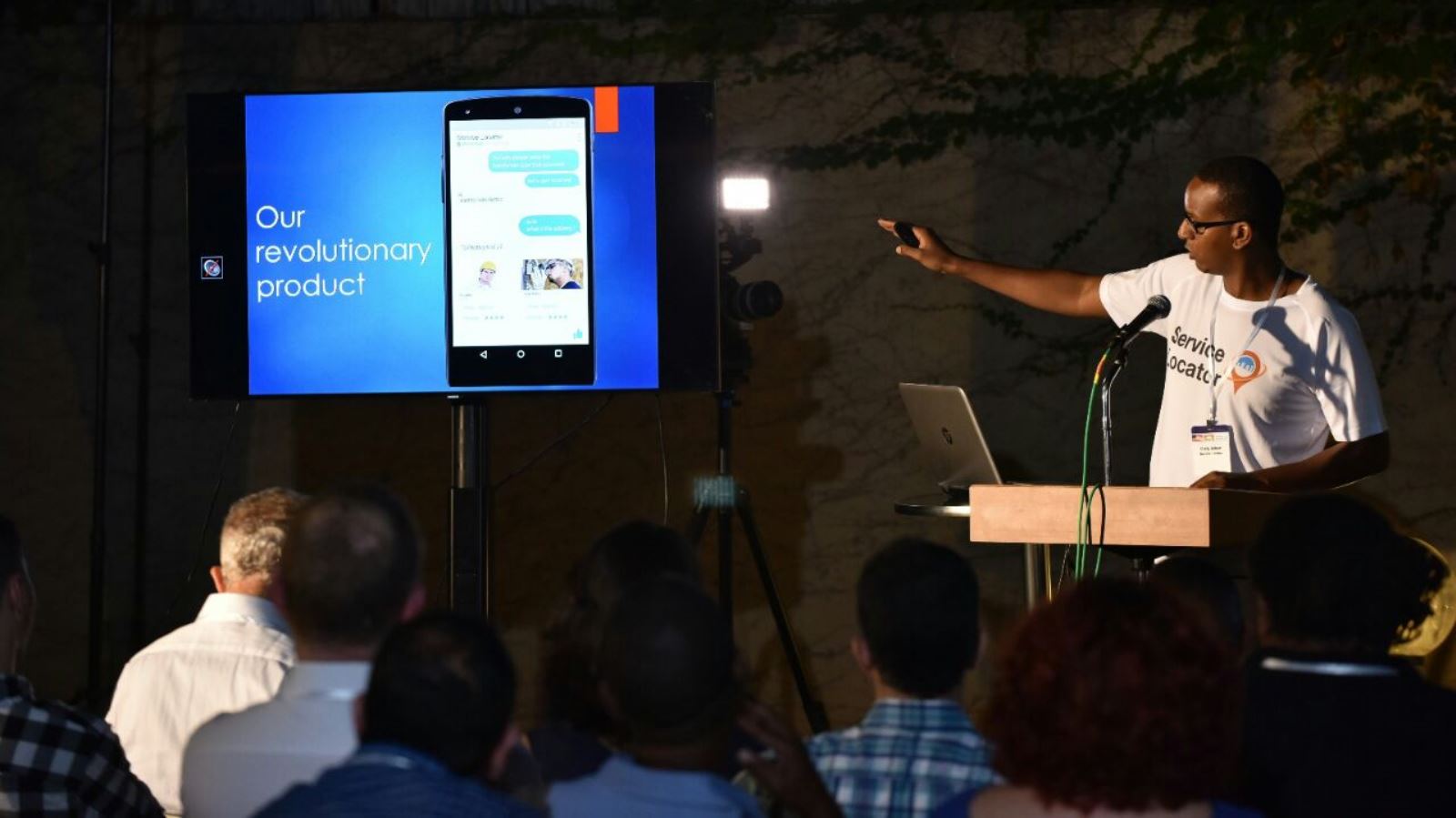 Oozy Bitew, head of the Service Locator team, and a software developer at Wix. Photo by Benny Woodo/Camera Brush