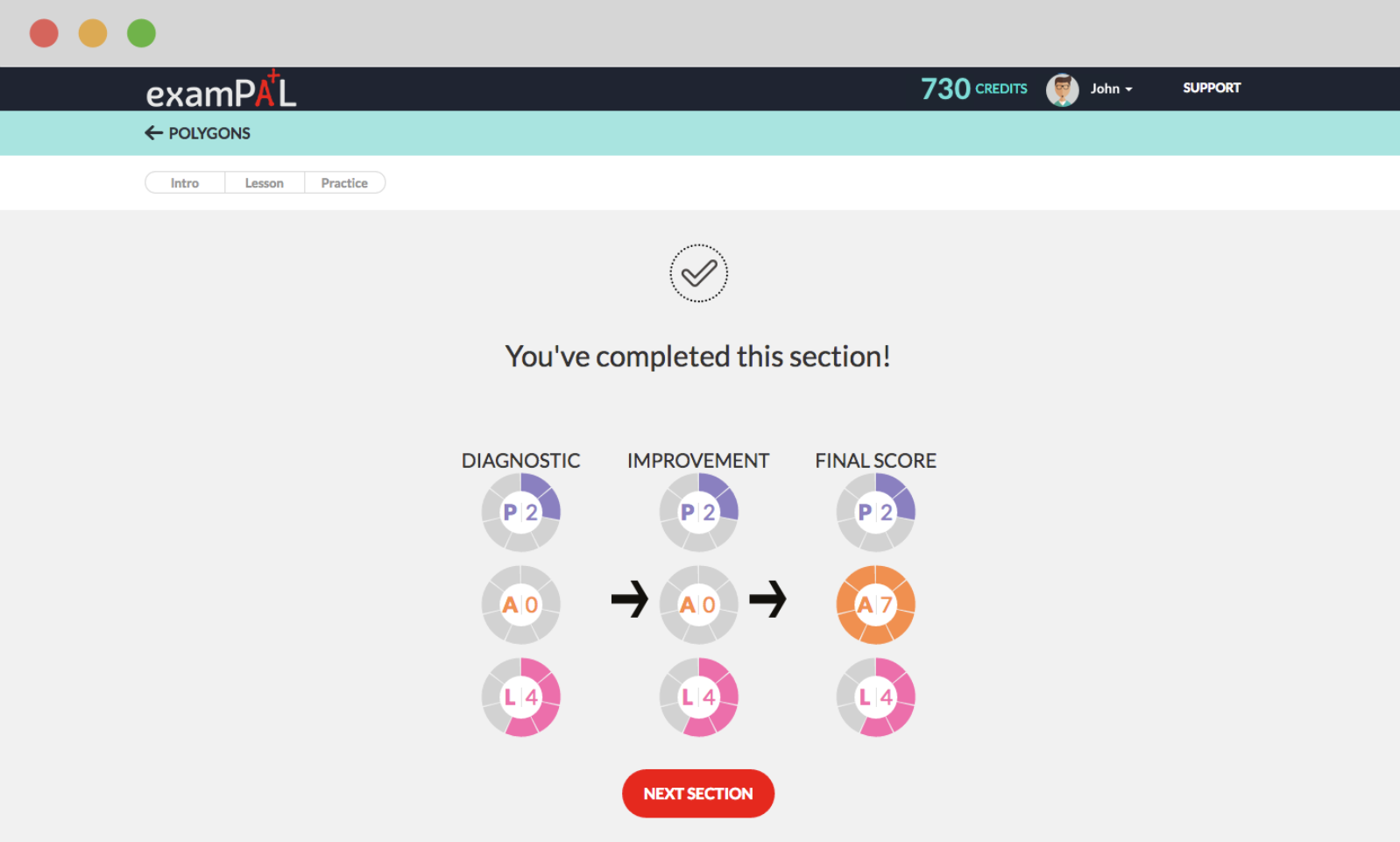 examPAL guides students in using precise, alternative or logical problem-solving skills depending on what will work best for them. Image: courtesy