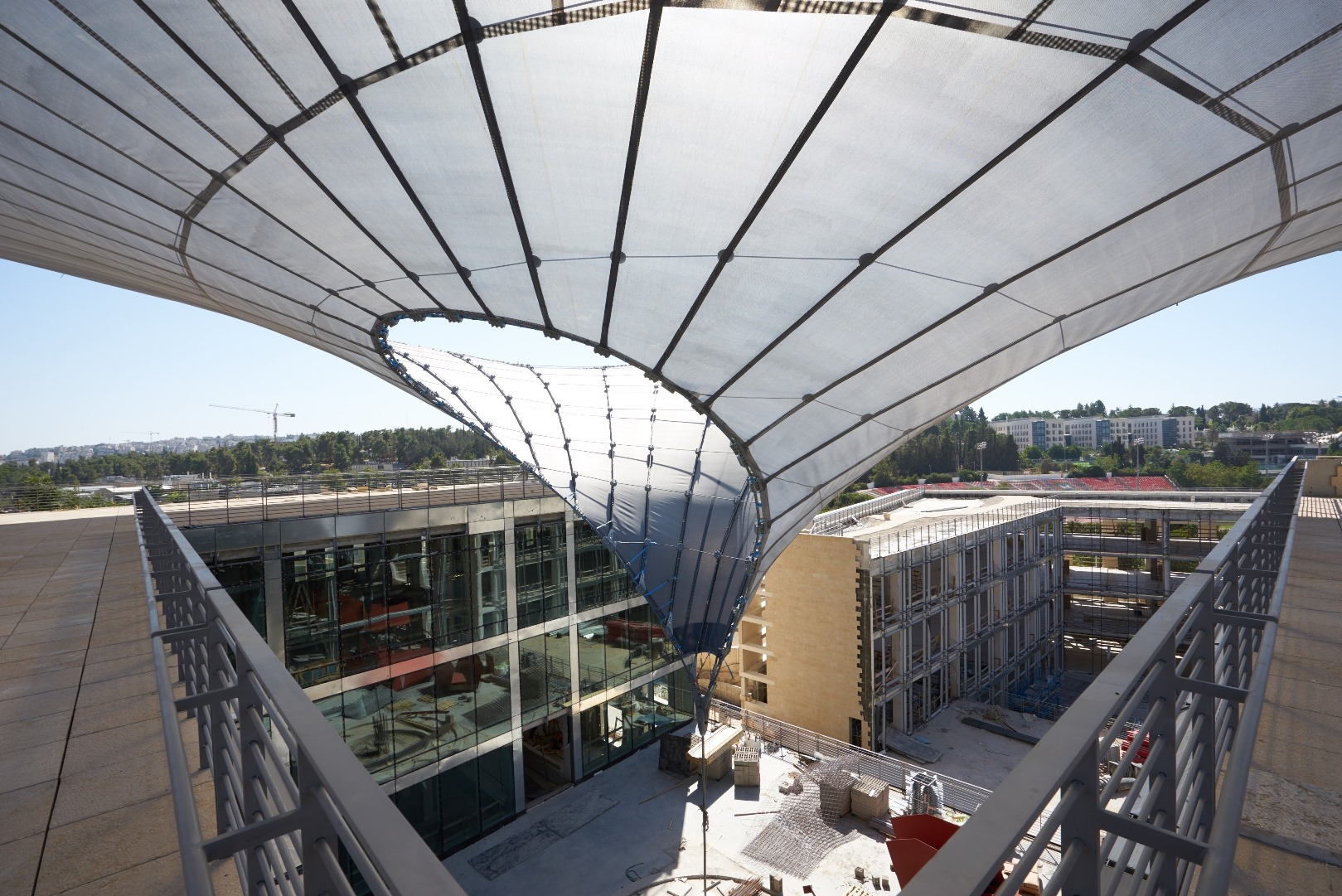The National Campus for the Archeology of Israel, in Jerusalem. Photo by Ardon Bar-Hama